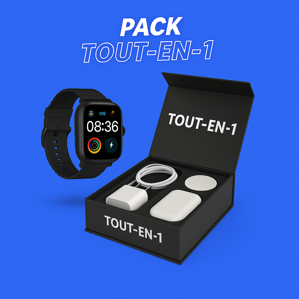 Pack Tout en 1 | Android 46mm + Accessoire de Charge IPhone